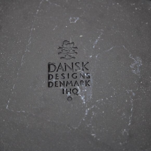 Dansk Flamestone Brown Crenellated 6 3/8" Saucer - Picture 3 of 10